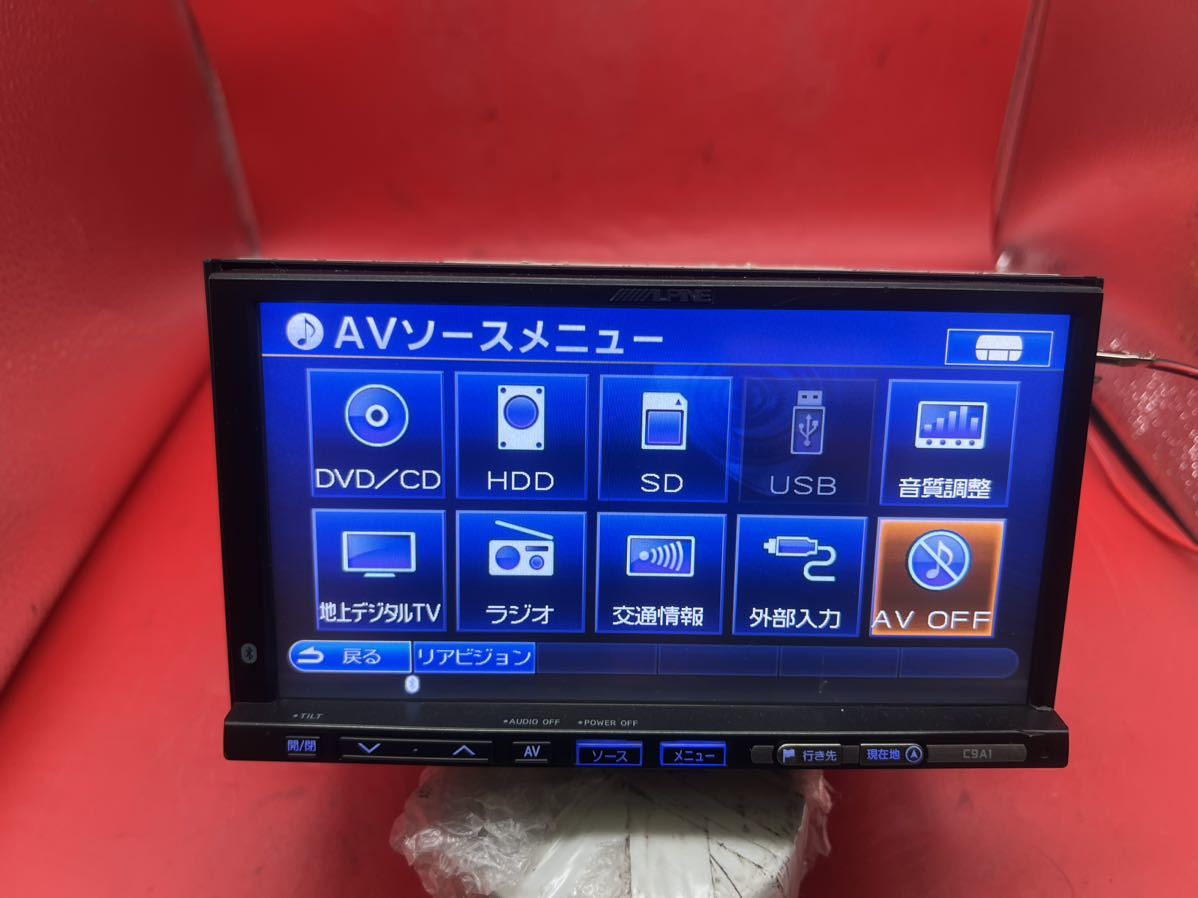 即決★C9A1 マツダ純正 アルパイン HDD ナビ VIE-X08M同じ　CD DVD SD AUX 地デジ フルセグ 便利 /ALPINE_画像6