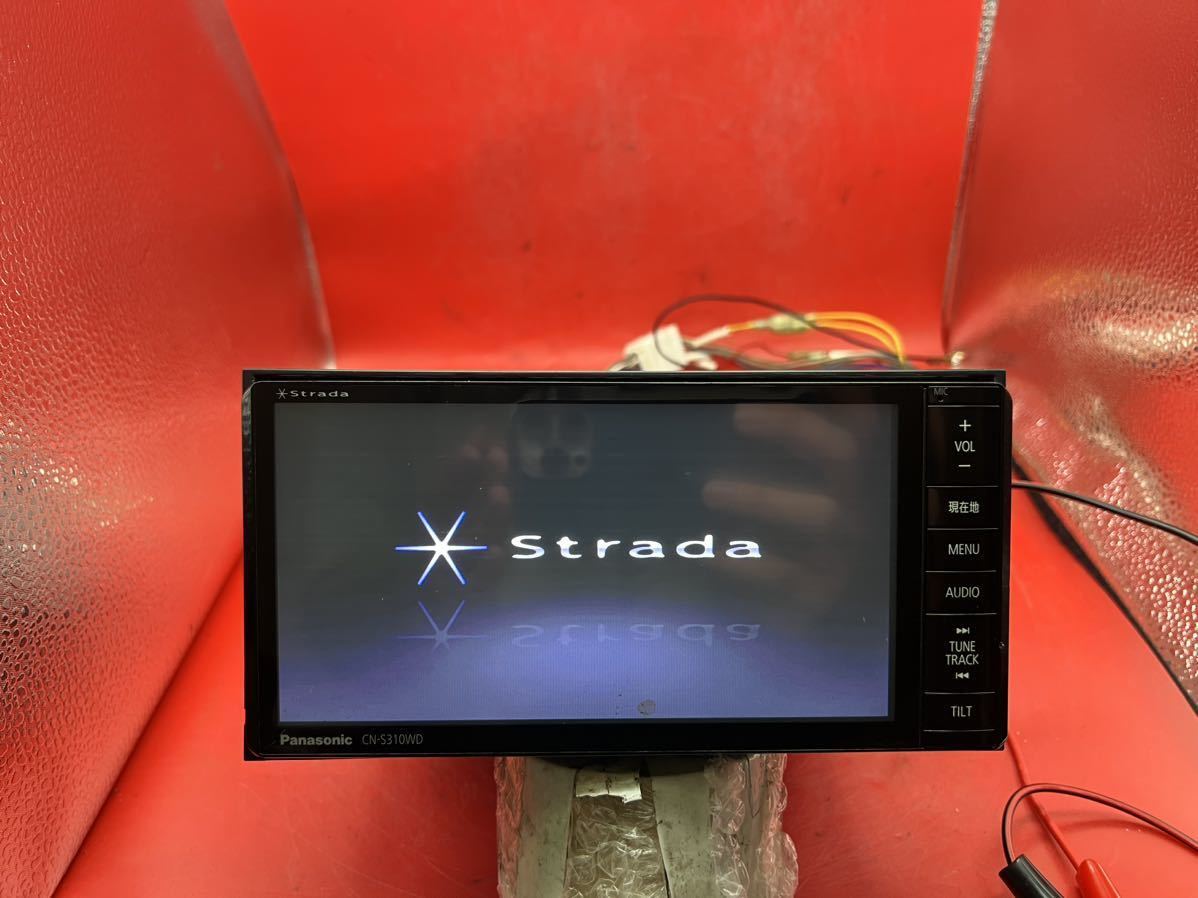 即決★PANASONIC STRADA パナソニックストラーダ CN-S310WD 地デジ フルセグ Bluetooth audio Panasonic DVDビデオ 地図データ2012_画像1