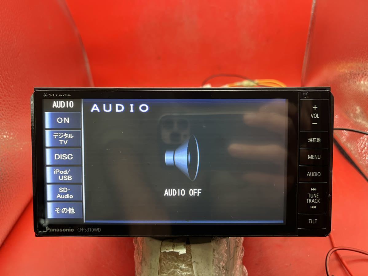 即決★PANASONIC STRADA パナソニックストラーダ CN-S310WD 地デジ フルセグ Bluetooth audio Panasonic DVDビデオ 地図データ2012_画像6