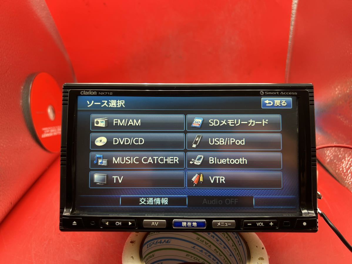 価格は安く 動作保証付/V5939/スバル クラリオン GCX711 SDナビ 9801円