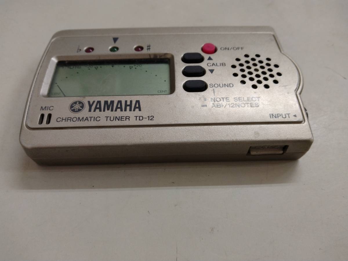 #YAMAHA Yamaha черный matic тюнер TD-12 C