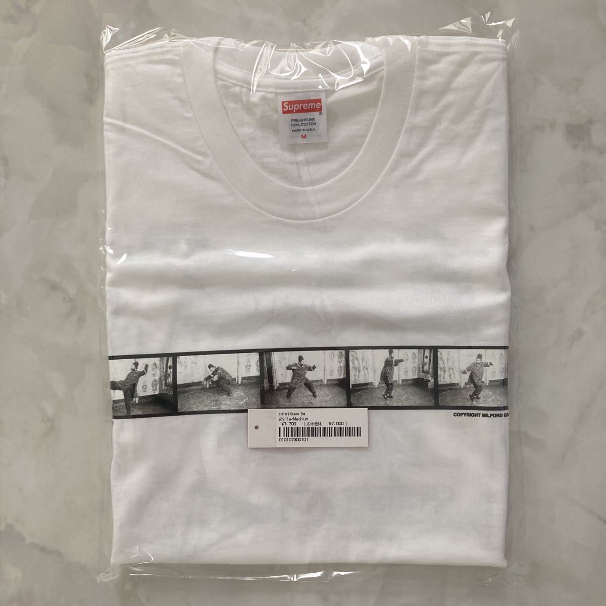 初回限定】 Supreme Milford Graves Tee Lサイズ ホワイト asakusa.sub.jp