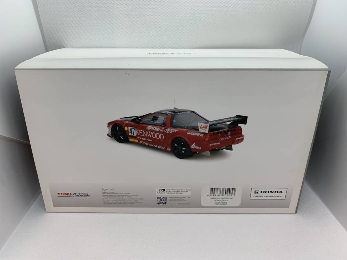 TSM MODEL 1/18 本田 1994 Honda NSX GT2 #47 ル・マン24時間 Honda Racing J01-5-006_画像9