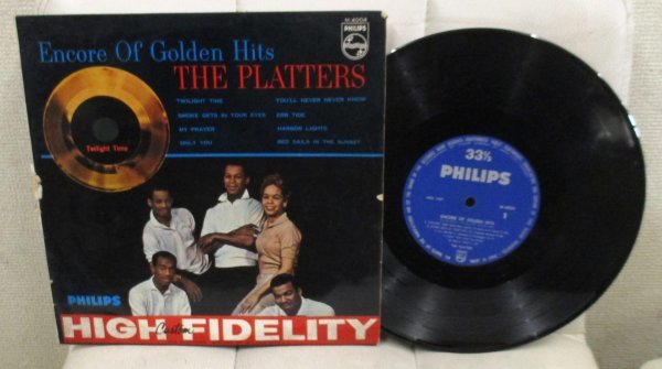 ^^ 10インチ THE PLATTERS [ 国内盤 JPN PHILIPS M-4004]_画像1