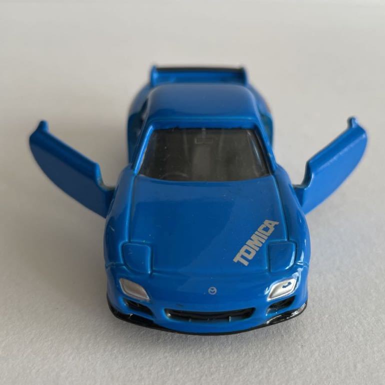 トミカ 組み立て工場 第15弾 マツダ RX-7 青 ブルー シート黒 組立工場 トミカファクトリー トミカショップ 中古 即決_画像8