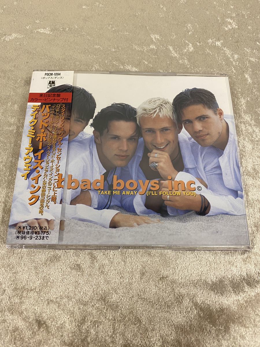 bad boys inc バッドボーイズインク マキシシングル Take me away テイクミーアウェイ ダンス ポップス CD ボーカルグループ_画像1