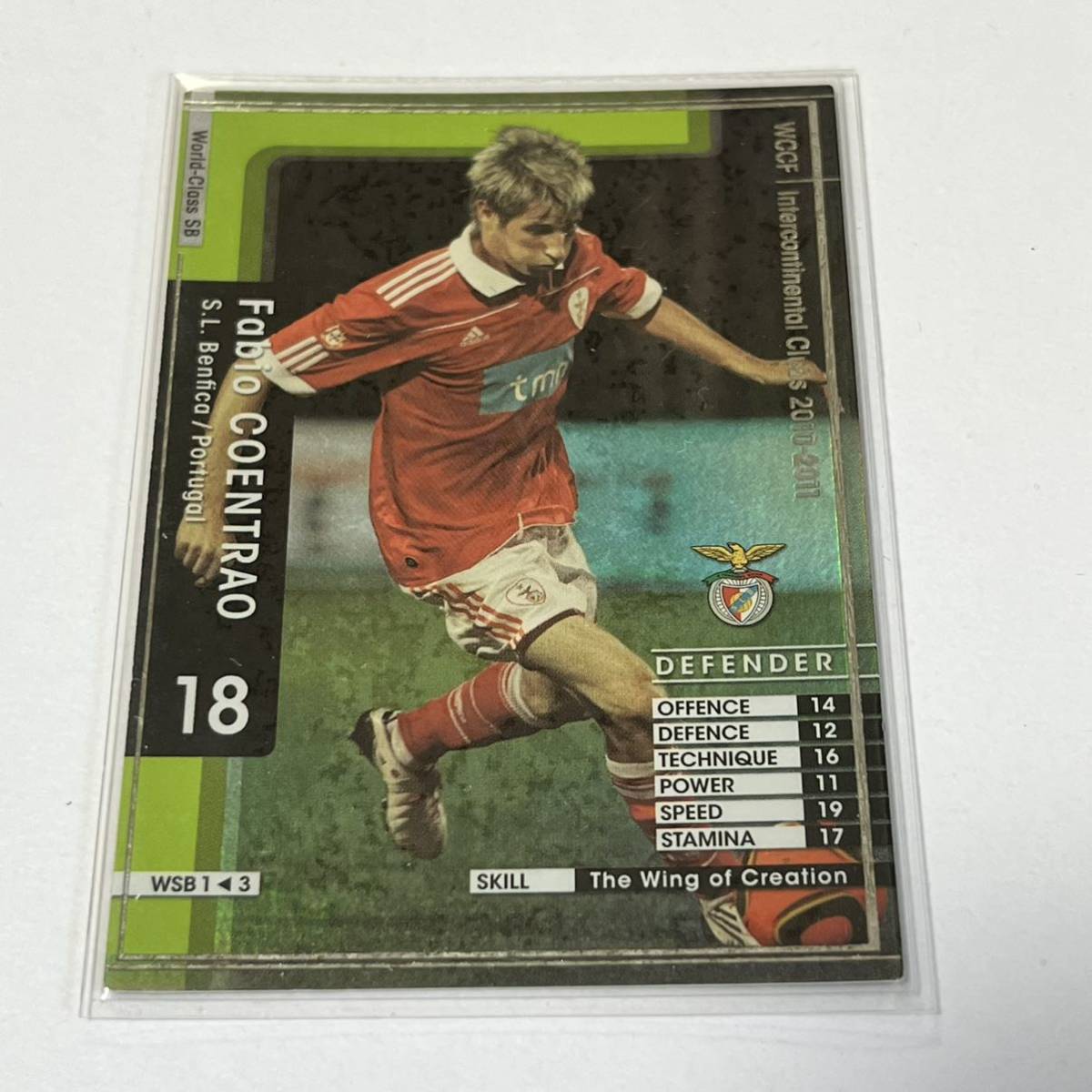 ♪♪WCCF 10-11 WSB ファビオ・コエントラン S.L.Benfica Fabio Coentrao ♪三点落札で普通郵便送料無料♪_画像1