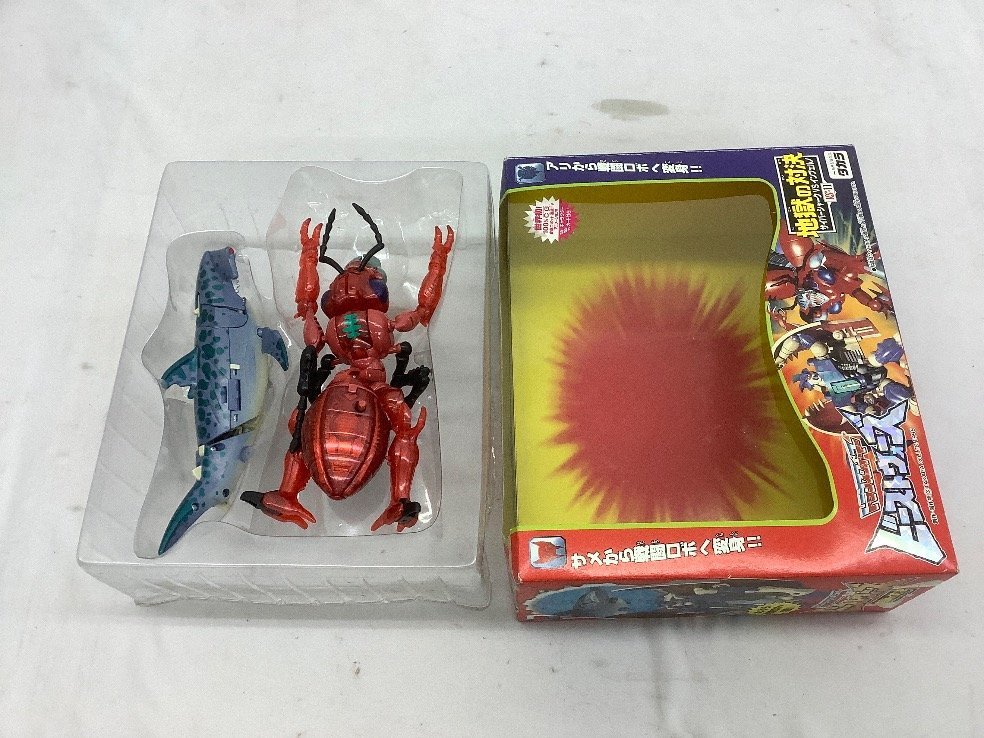 地獄の対決 サイバーシャーク　インフェルノ ビーストウォーズ Yahoo!オークション - タカラ 地獄の対決 サイバーシャークVS