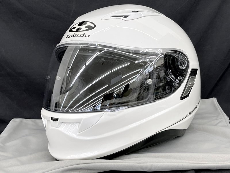 OGK KABUTO KAMUI-2 カブト カムイ フルフェイスヘルメット ホワイト 59-60cm未満 Lサイズ 2017年製造 インナーバイザー  - www.britodistribuidora.com.br