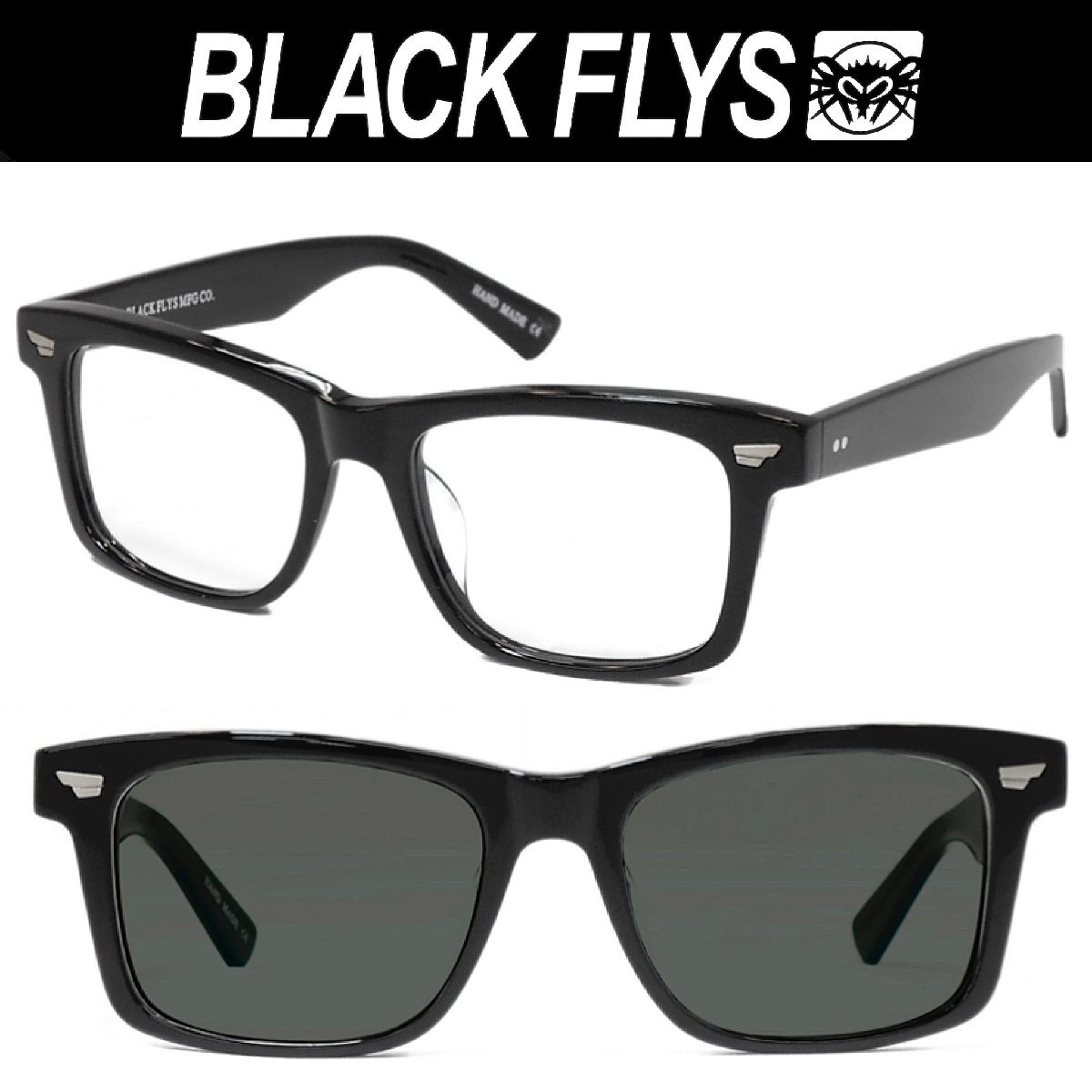2022高い素材  BLACK/GREY DAYTONA FLY ブラックフライ 調光レンズ PHOTOCHROMIC デイトナ フライ サングラス BlackFlys セル、プラスチックフレーム