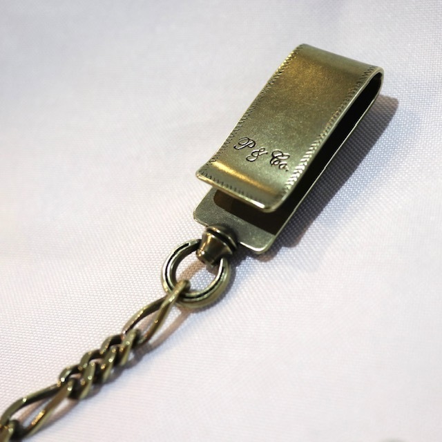 Peanuts&Co スネーク ウォレットチェーン ブラス Snake Clip Type wallet chain brass ピーナッツカンパニー_画像4