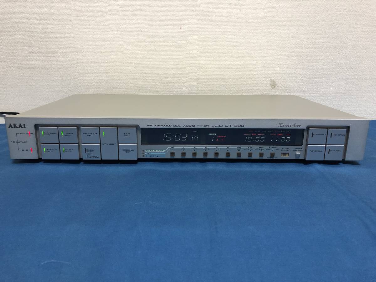 AKAI DT-320 programmable audio timer operation goods present AKAI DT-320 programmable audio timer operation goods present