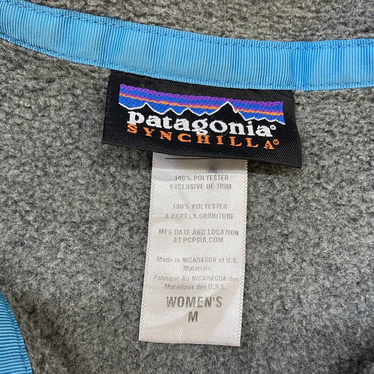 12年製 patagonia SYNCHILLA スナップT M グレー・レッド フリース ジャケット プルオーバー パタゴニア シンチラ 25455_画像5