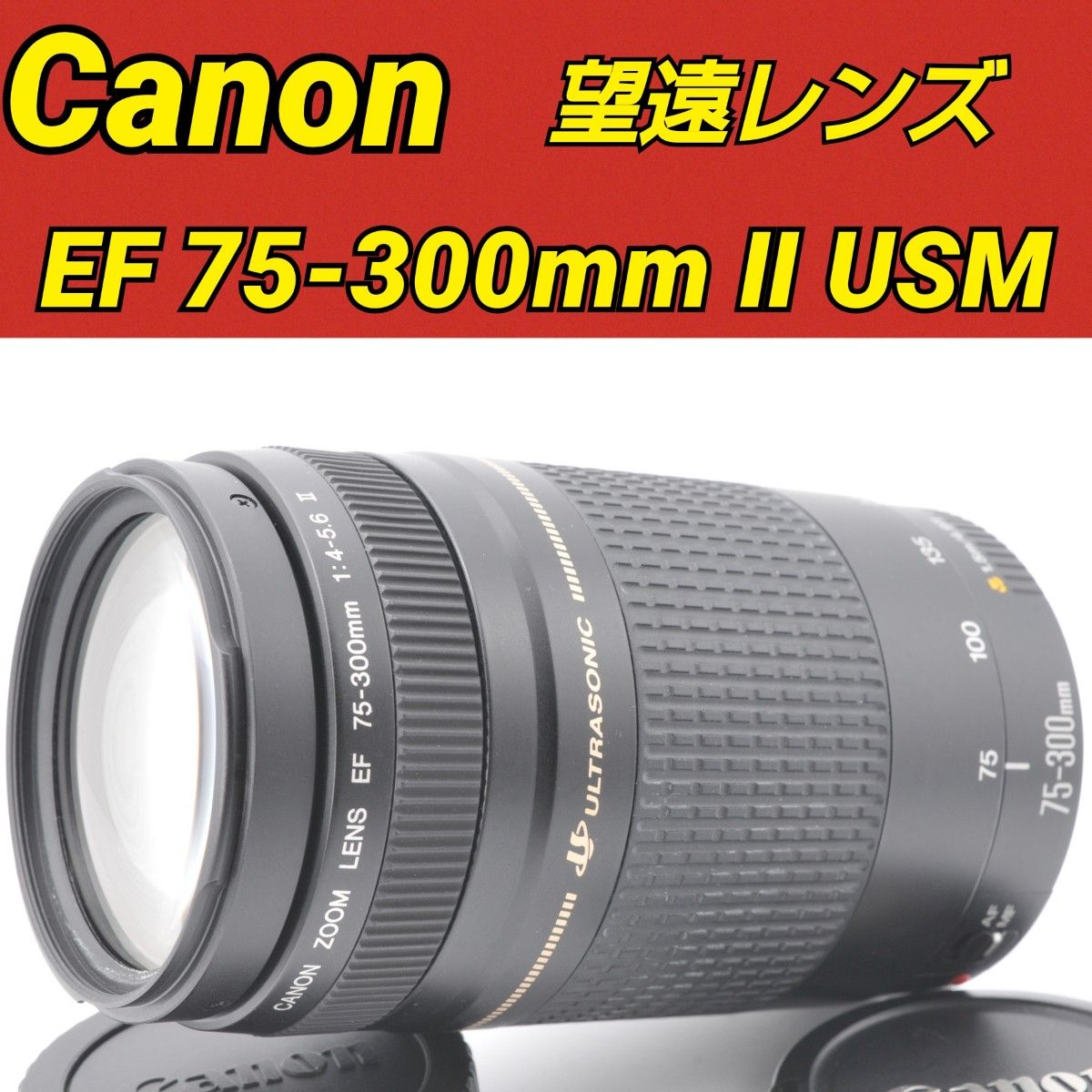 ト送料込 極上品 キヤノン Canon EF 75-300mm III 望遠レンズ - 通販 