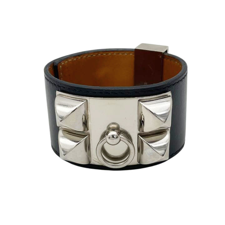 HERMES エルメス レザーブレスレット コリエドシアン Lサイズ ボックス