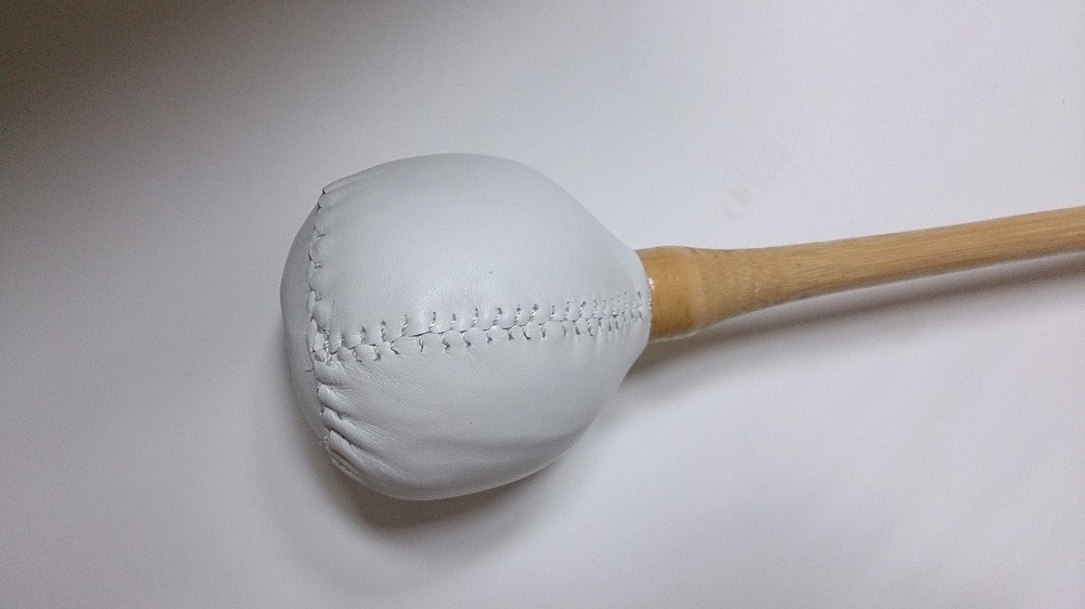 株)小笠原謹製 圓龍寺全籐倍14号 木魚バイ 木魚バチ 【本革 株)小笠原謹製 圓龍寺全籐倍14号 木魚バイ 木魚バチ 【本革