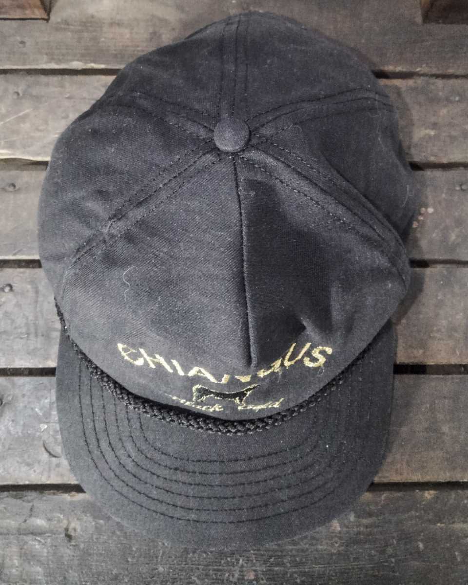 Vintage chiangus bull black gold 5panel cap 90s チェンガス牛 ブラックゴールド 5パネルキャップ 刺繍 アメリカ製 ビンテージ_画像6