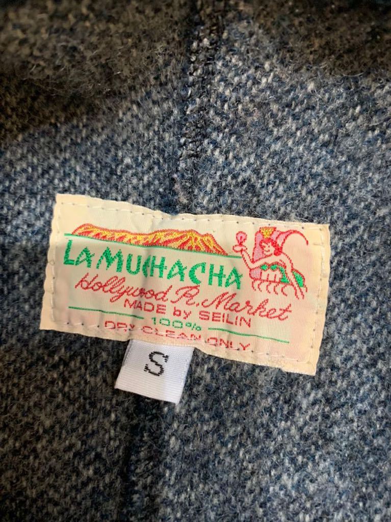 ハリウッドランチマーケット　LAMUCHACHA ウールジャケット Sサイズ USA製_画像4