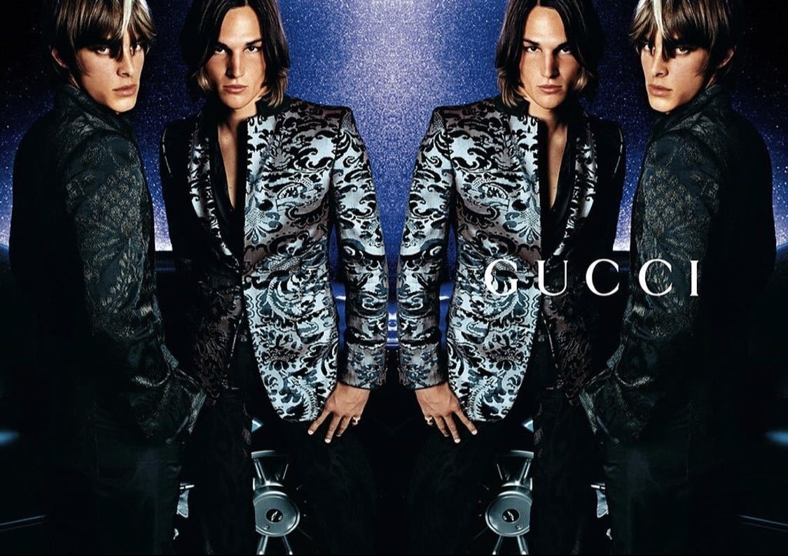 SS2000 GUCCI BY TOM FORD TAILORED JACKET + FLARED TROUSERS Gucci Vintage Tom Ford выставить жакет flare pants 