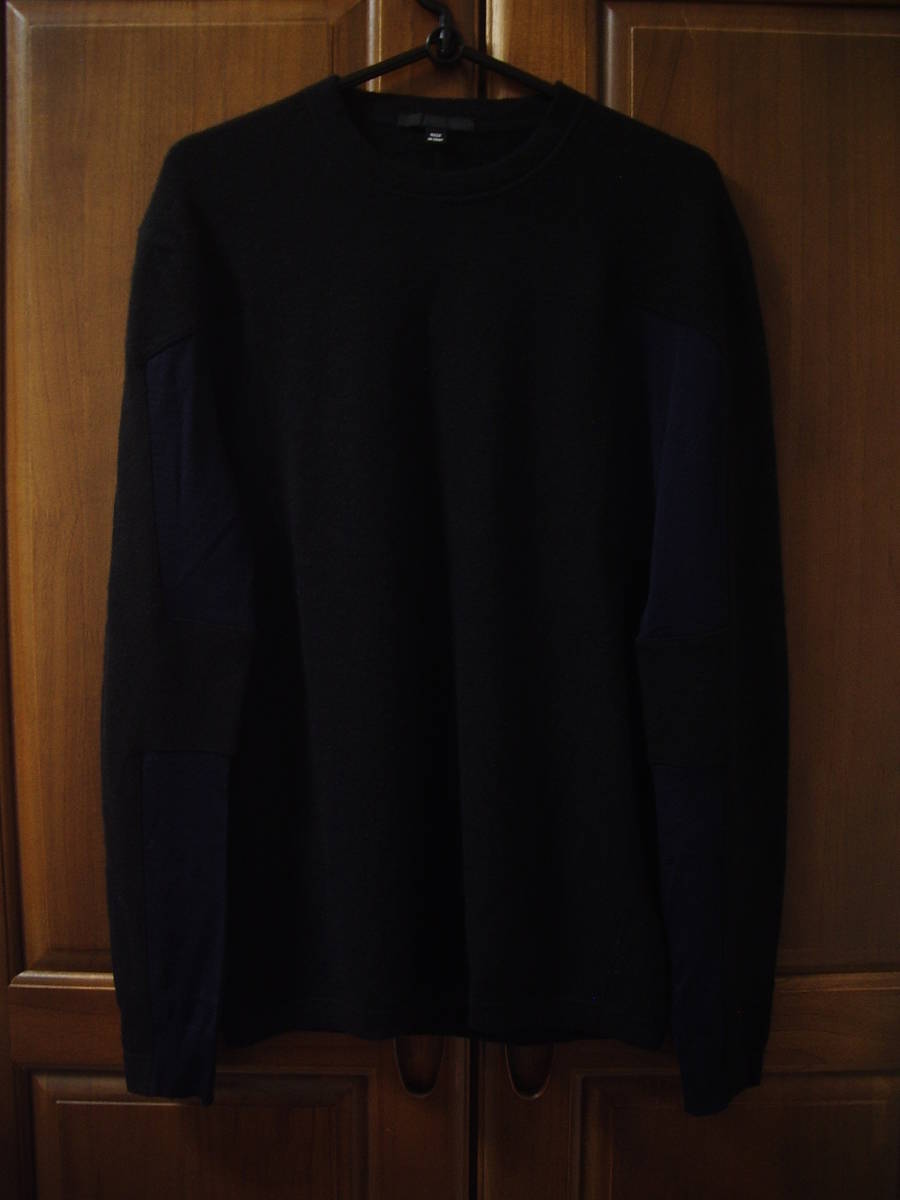 HELMUT LANG ヘルムートラング 03AW Panel Design Knit Sweater パネル デザイン ニット セーター 44 初期 本人期 イタリア製_画像2