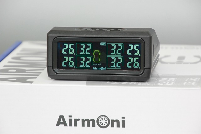 [ free shipping ]* air moni 4(Airmoni 4)4 wheel type / tire empty atmospheric pressure monitoring system * installation easiness! tire condition . real time . one eyes . understand!