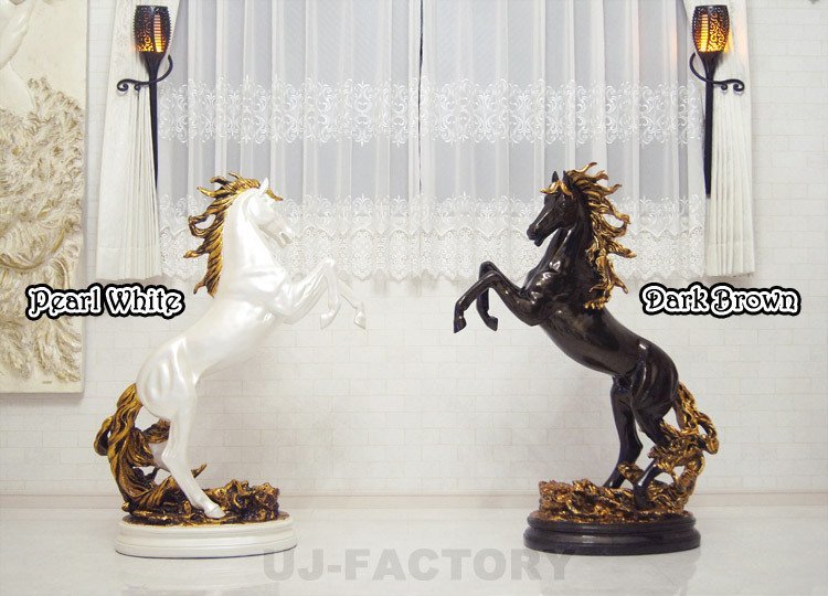 [ immediate payment!]* feng shui *.. thing interior . recommendation / total height 1030mm!... .... horse / dark brown 