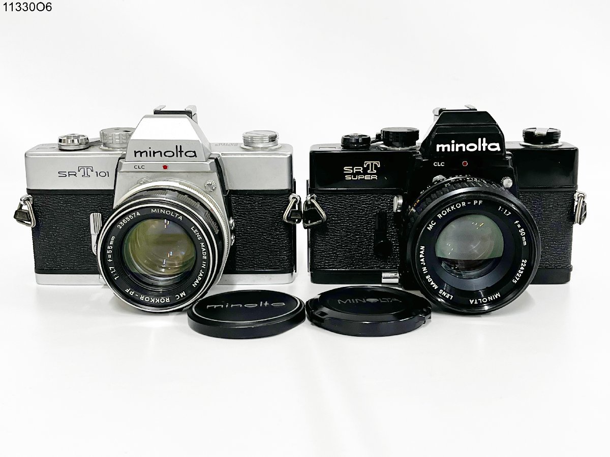ミノルタ srt super ☆完動美品*整備済☆緑のロッコール f1.4付き