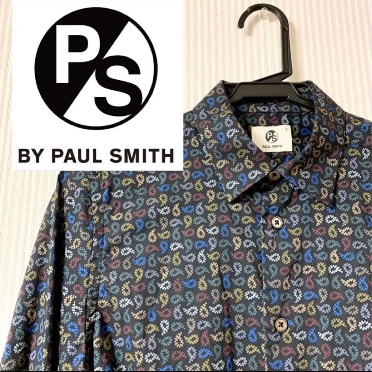 ピーエスポールスミス PS Paul Smith 総柄 ペイズリー 長袖 シャツ ...
