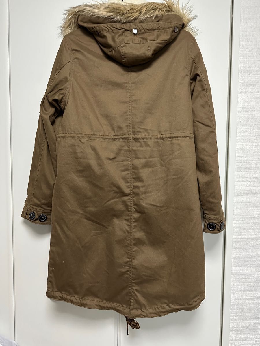 STEEL BROWN ストレッチジャーマンクロスN3Bモッズコート カーキ