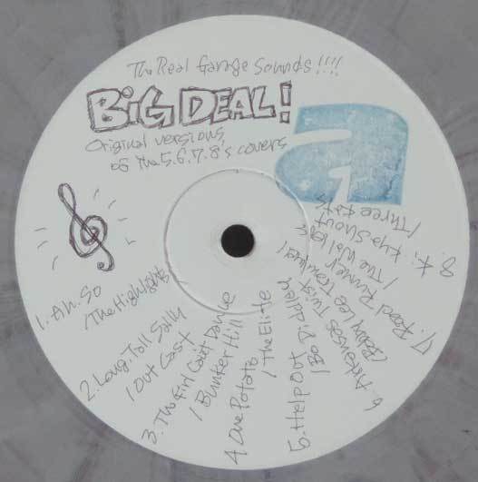The 5.6.7.8’s カバー　VA/ Big Deal! LP ガレージ パンク ポップ マーブル盤_画像3