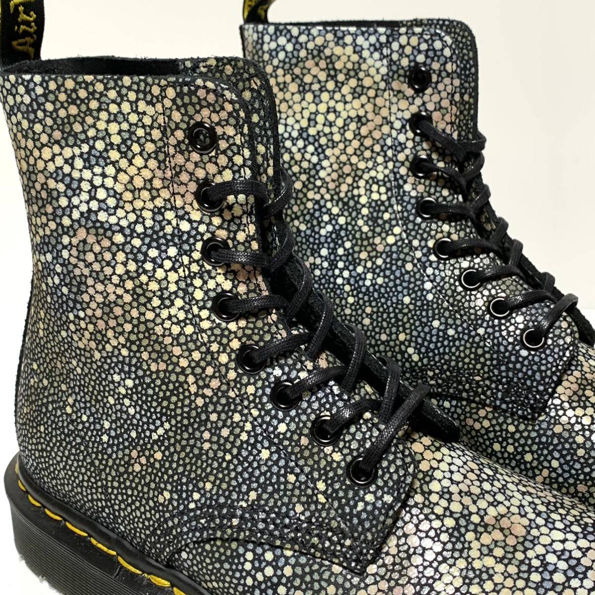 ☆未使用 ドクターマーチン Dr.Martens 1460 パスカル レザー ８ホール レースアップ ブーツ UK4 英国製 チェルシーブーツ ショートブーツ