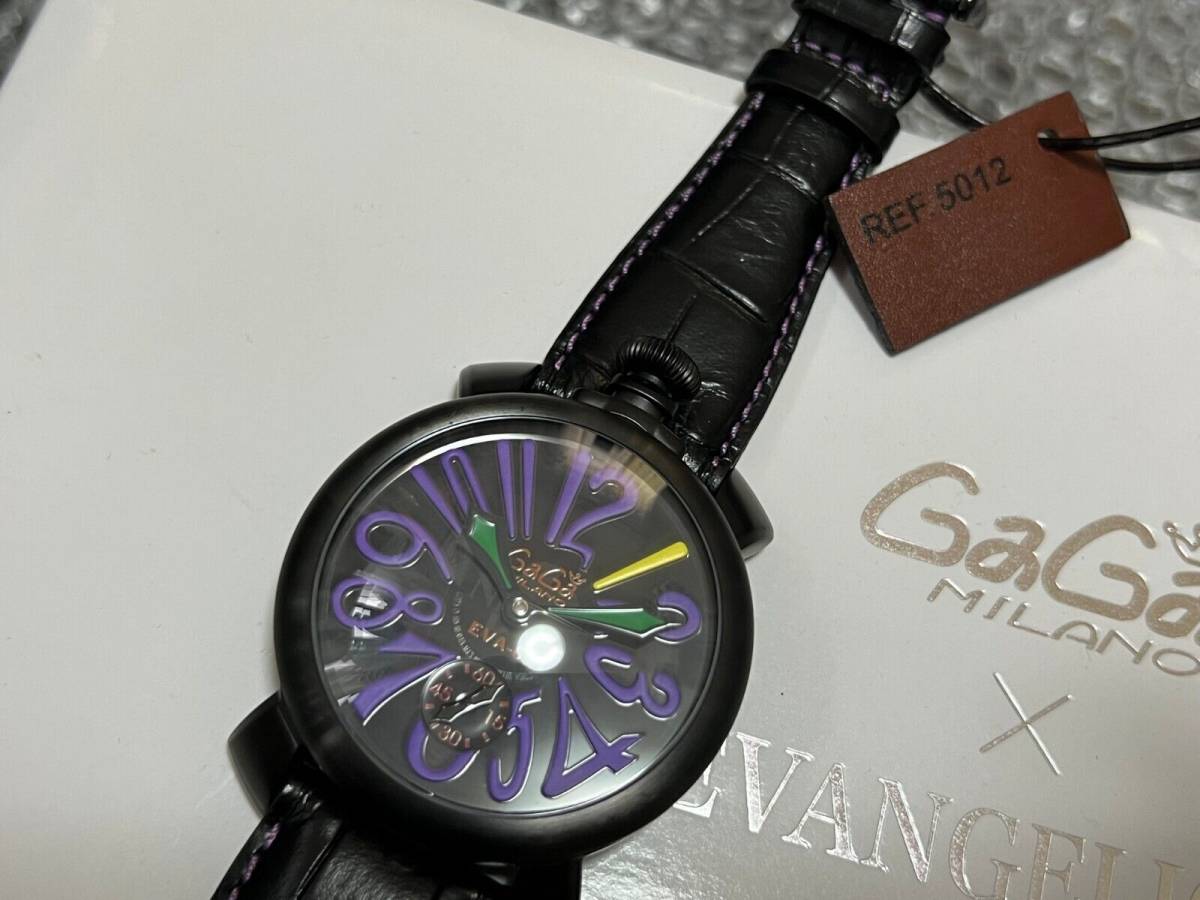 GAGA MILANO x Evangelion 限定デザイン 腕時計 ウォッチ ガガミラノ エヴァンゲリオン 初号機_画像4