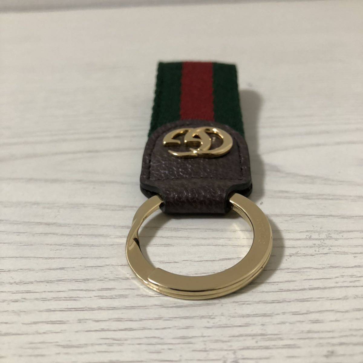 [ large price decline ][ new goods ]GUCCI Gucci key ring off .tia523161 key holder GG Sherry 