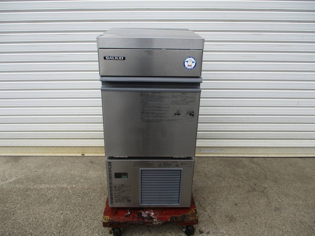 y2071-2 業務用 フクシマ 製氷機 FIC-A25KT2 2020年製 100V W400×D450×H820 店舗用品 中古 厨房