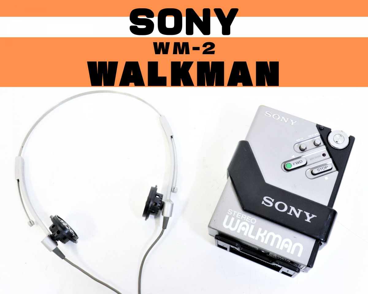 色オチ傷だらけの郷愁SONYカセットウォークマンWM-2可動品T - 通販