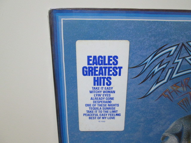 US-original the first times 7E-1052 standard sealed unopened embossment jacket Their Greatest Hits 1971-1975 (Analog) Eagles Eagle svinyl