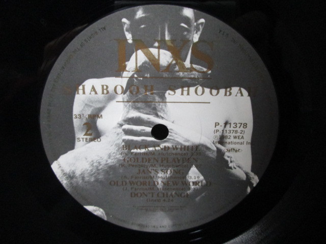盤質A シャブー・シュバー (Analog) INXS インエクセス Shabooh Shoobah アナログレコード vinyl_画像9