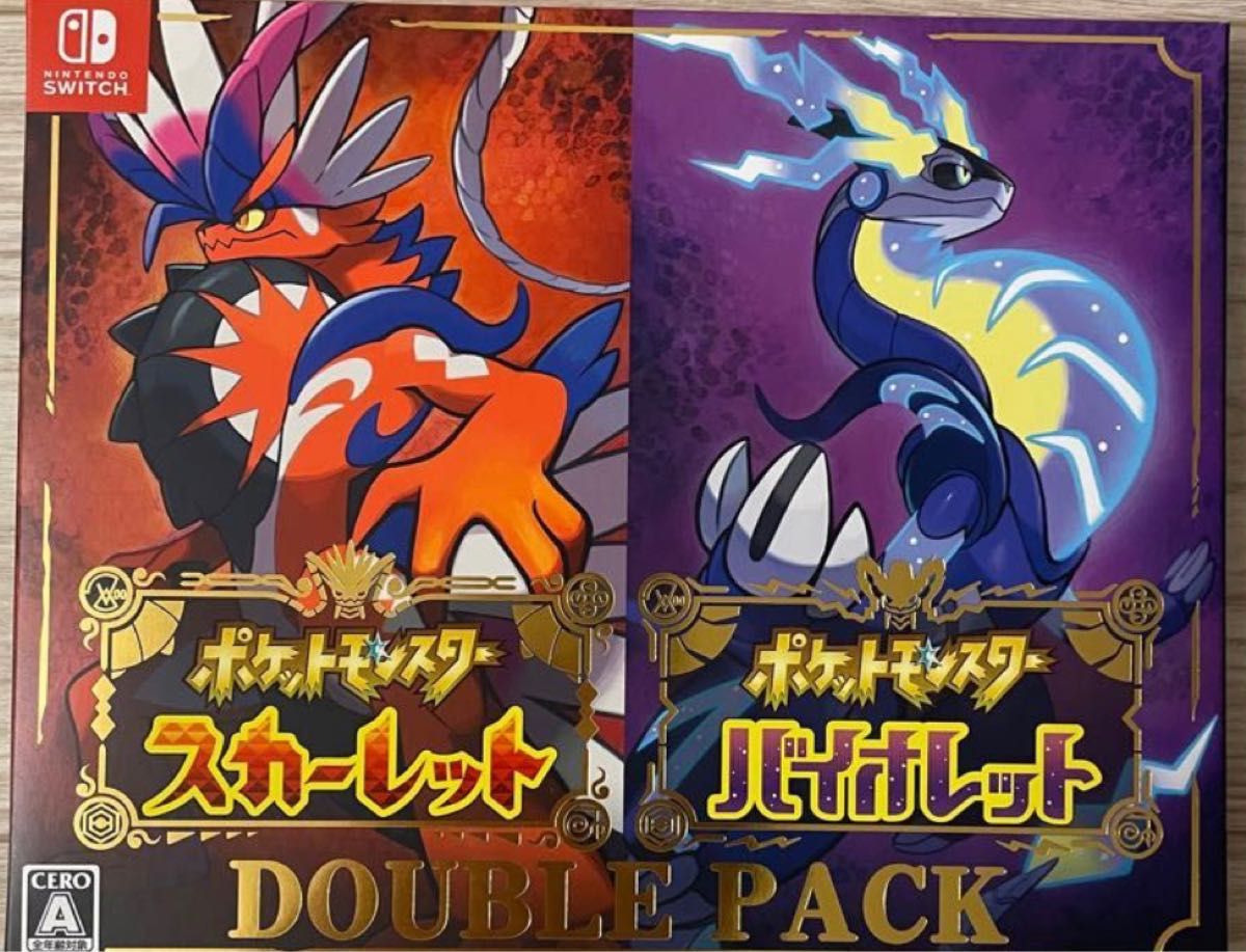 ポケモン ポケットモンスター スカーレット バイオレット ダブルパック