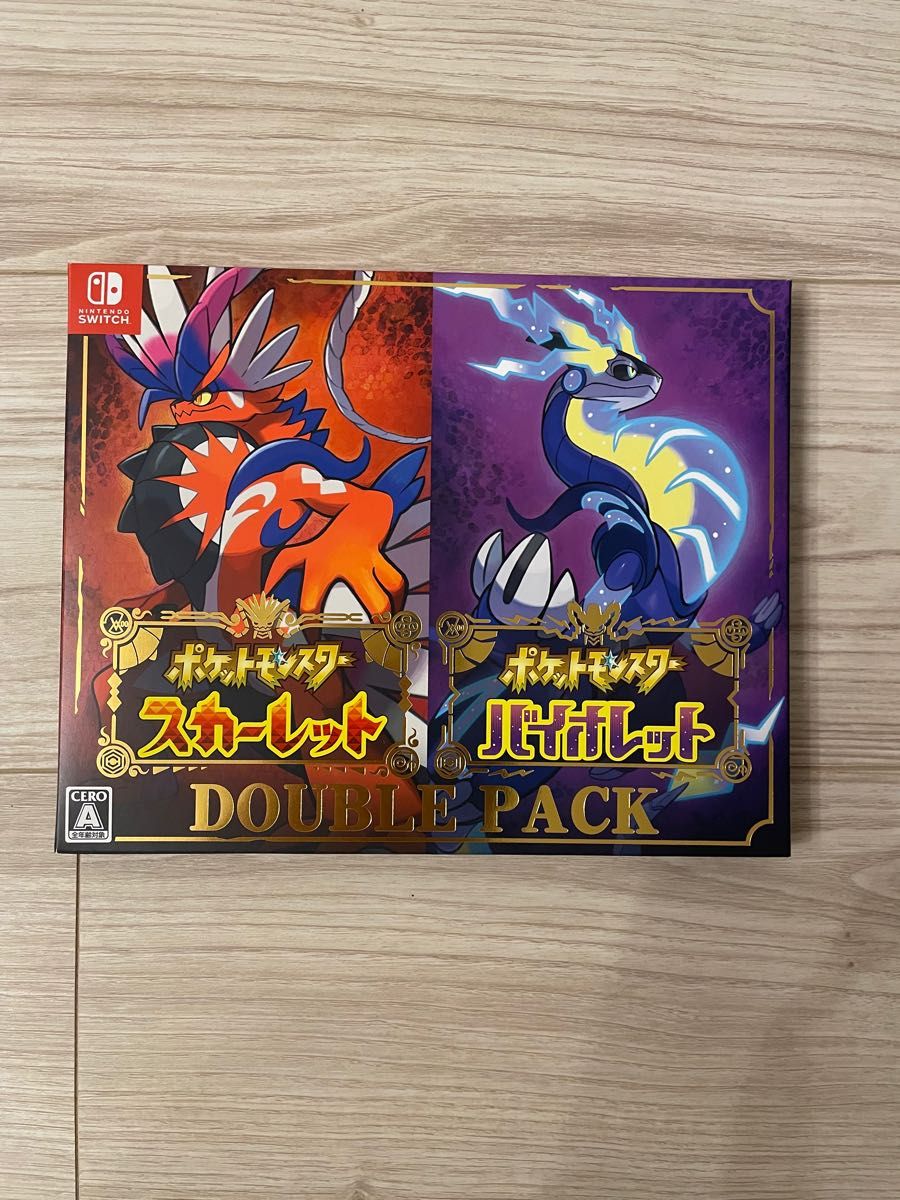 ポケモン ポケットモンスター スカーレット バイオレット ダブルパック