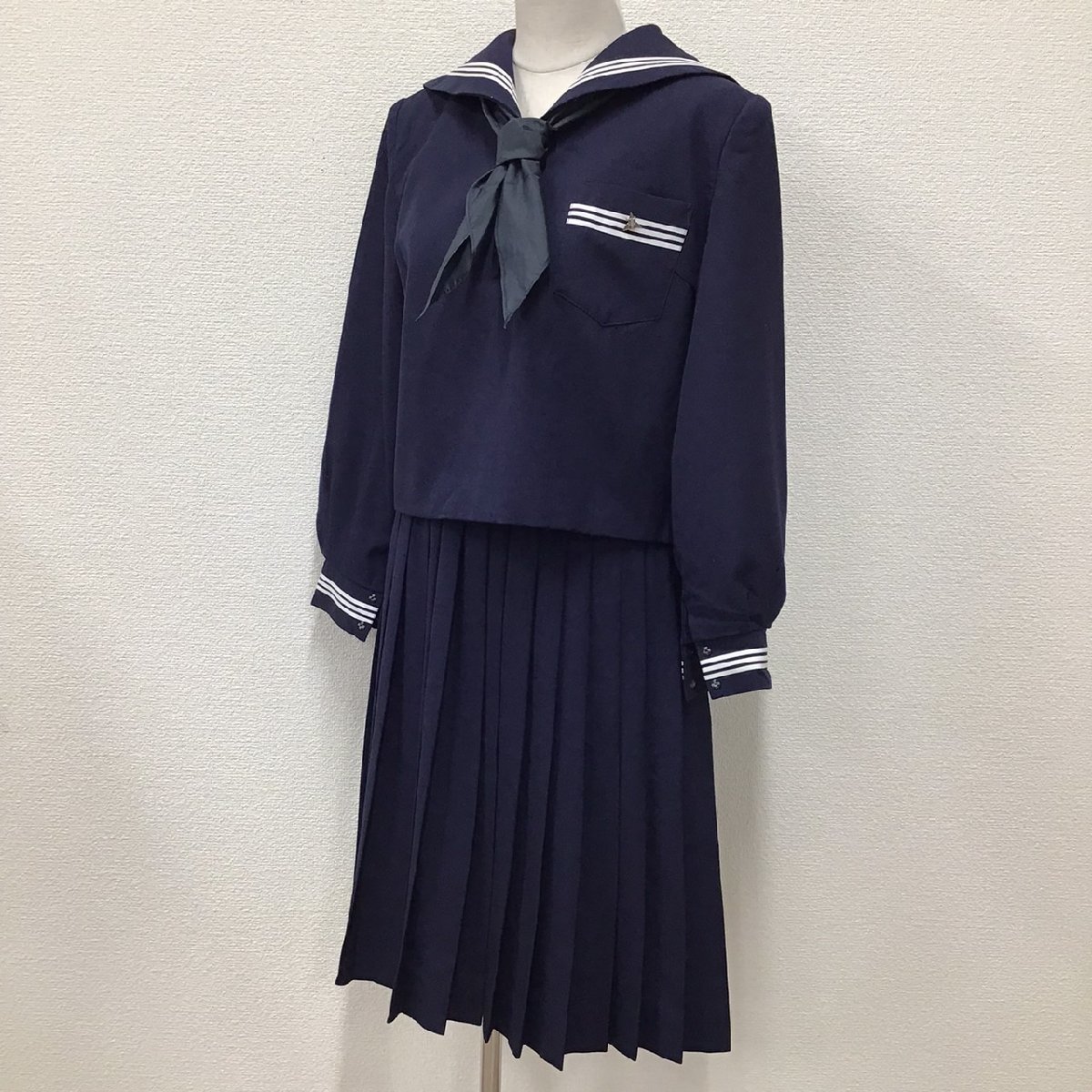 Yahoo!オークション - O124(中古) 兵庫県 姫路高校 セーラー服 Yahoo!オークション - O124(中古) 兵庫県 姫路高校 セーラー服