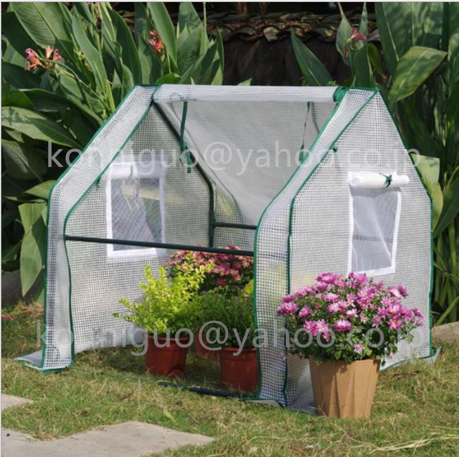  home use raising seedling small size cold measures PE material plastic greenhouse greenhouse simple greenhouse vinyl greenhouse 0.9M.. house green house steel pipe gardening ww03