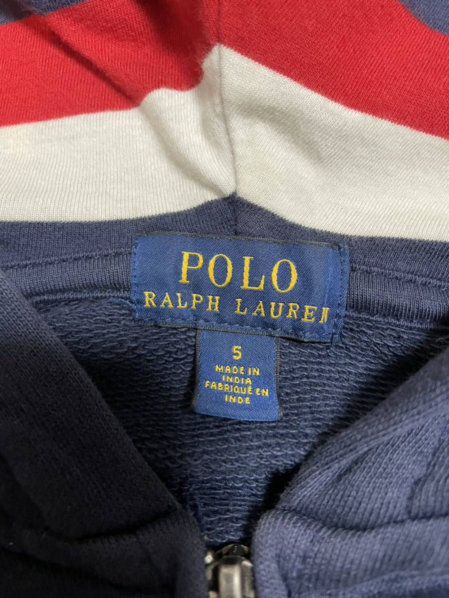 POLO RALPH LAUREN ビッグポニー パーカー　サイズ5_画像2