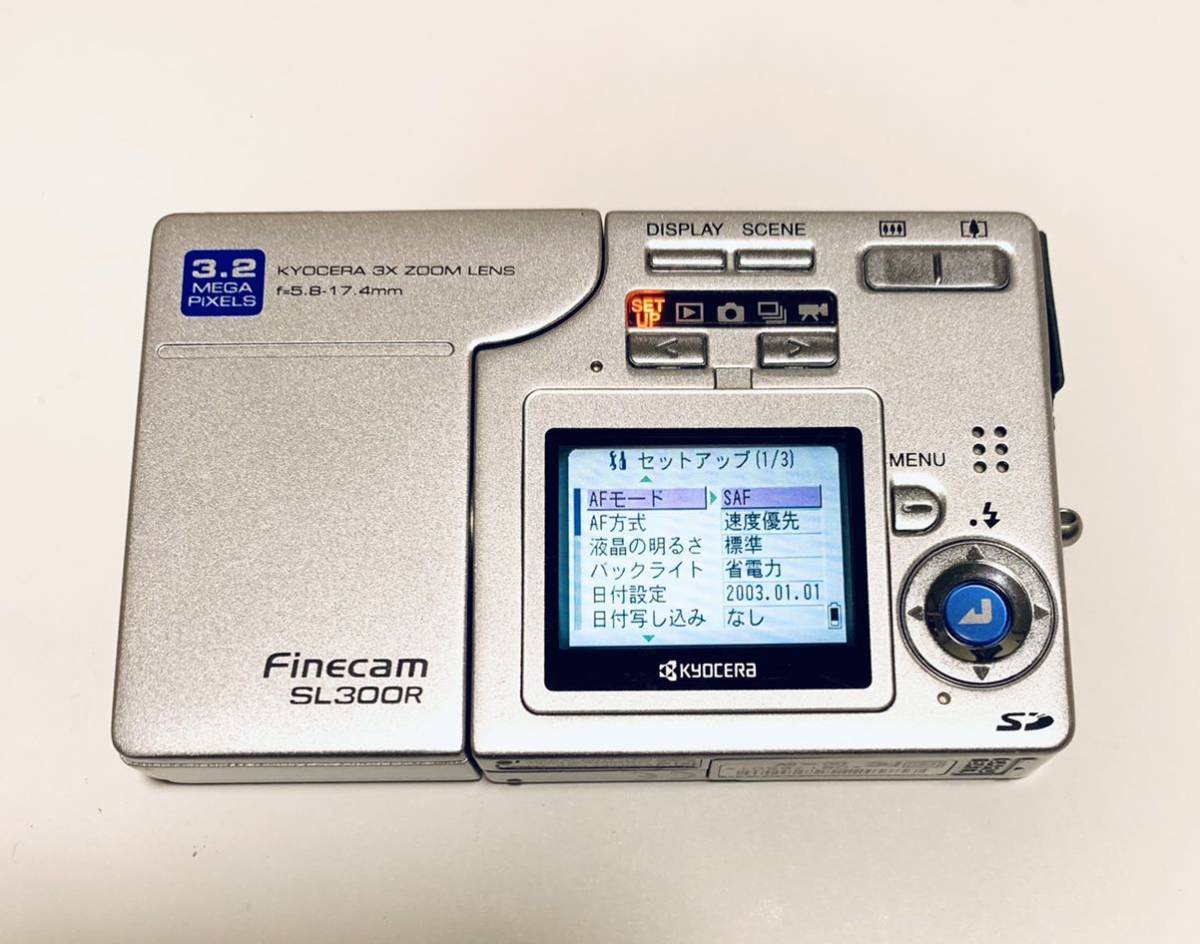 KYOCERA FINECAM SL300R デジタルカメラ ジャンク-