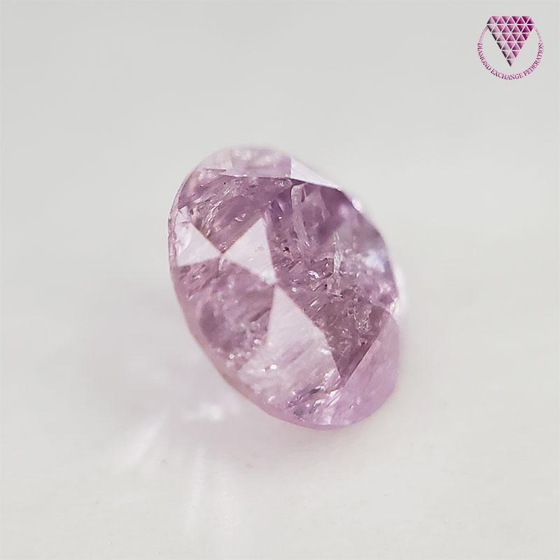 0.370 ct Fancy Purple Pink I3 CGL 天然 パープル ピンク ダイヤモンド ラウンド DIAMOND EXCHANGE FEDERATION_画像4