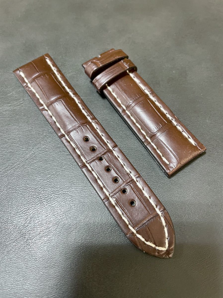 限定品】 BREITLING純正 クロコダイルベルト 尾錠付き20-18 tdh