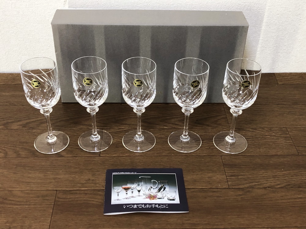HOYAクリスタルワイングラス5客セットHOYA CRYSTAL JAPAN 504 HOYAクリスタルワイングラス5客セットHOYA CRYSTAL JAPAN 504