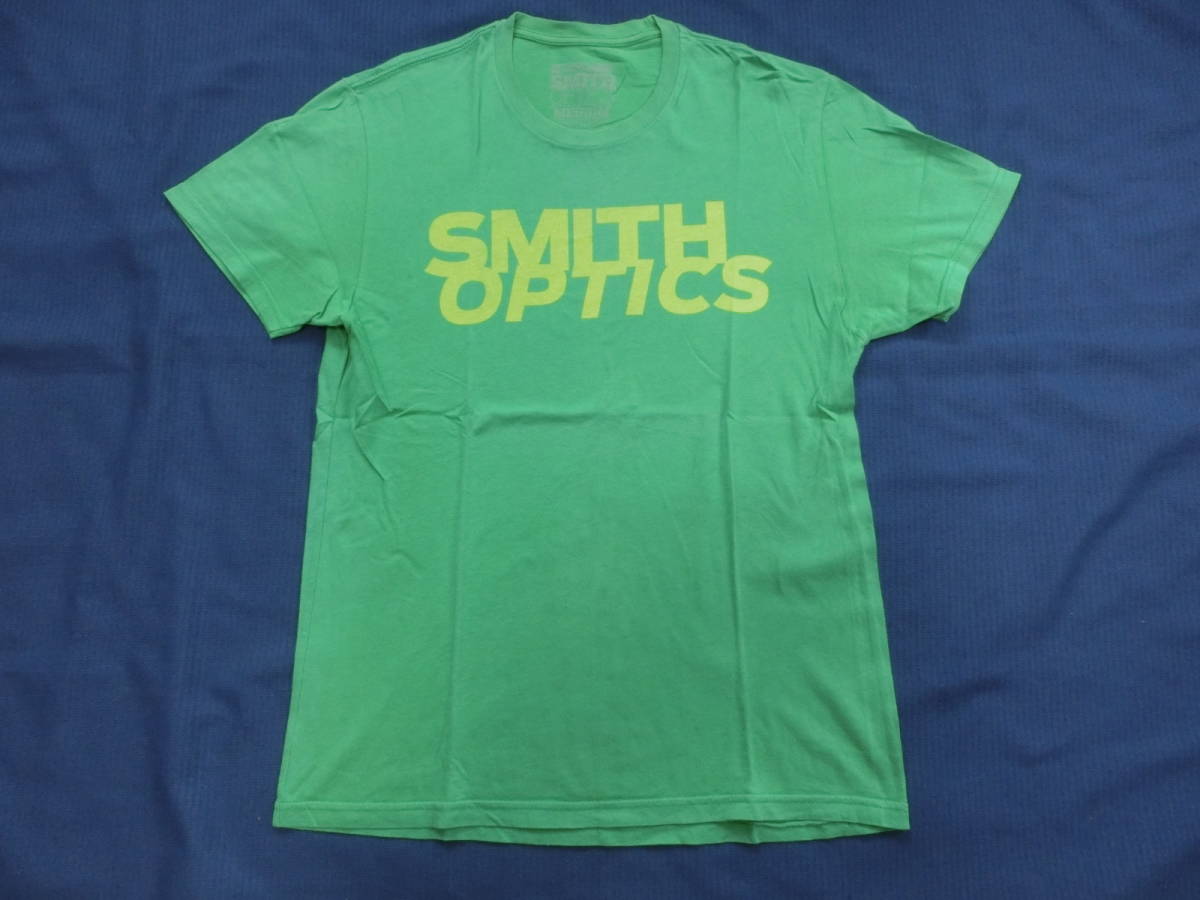 USED　SMITH　OPTICS　Tシャツ　グリーン系_画像1