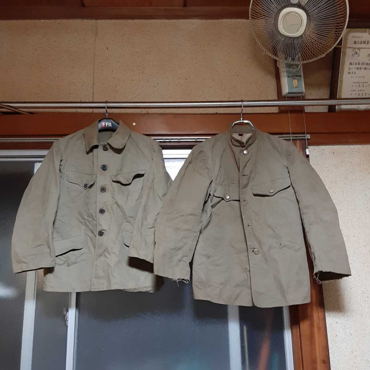 旧日本軍　日本軍　日本陸軍　軍服　制服　2着セット　大正11年　五號　上着　上衣　ジャケット　実物　当時もの　軍もの　管理:6231_画像1