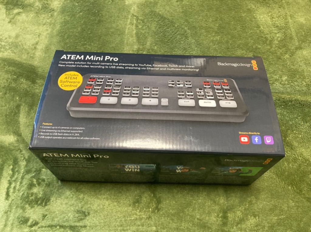 ATEM Mini Pro ライブストリーミングスイッチャー テレビ、映像機器 AV