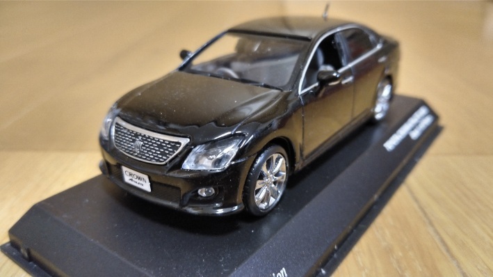 即決　京商　TOYOTA　CROWN　ATHLETE 2008 トヨタ　クラウン　アスリート　Black　ブラック　黒　1/43　絶版　レア